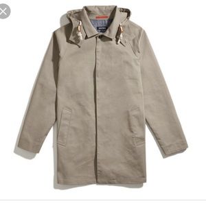 New Mens JackThreads “Mac Jacket” khaki size M.
